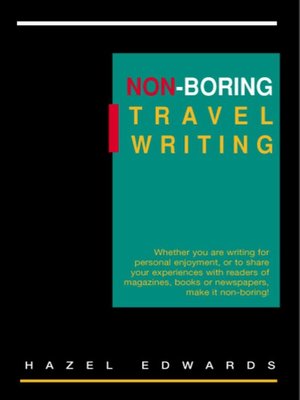 cover image of Non-Boring Travel Writing